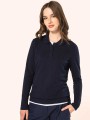 Polos à personnaliser KARIBAN Polo Supima® manches longues femme 