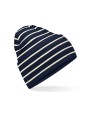 Bonnets personnalisable BEECHFIELD ORIGINAL DEEP CUFFED STRIPED BEANIE