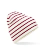 Bonnets personnalisable BEECHFIELD ORIGINAL DEEP CUFFED STRIPED BEANIE