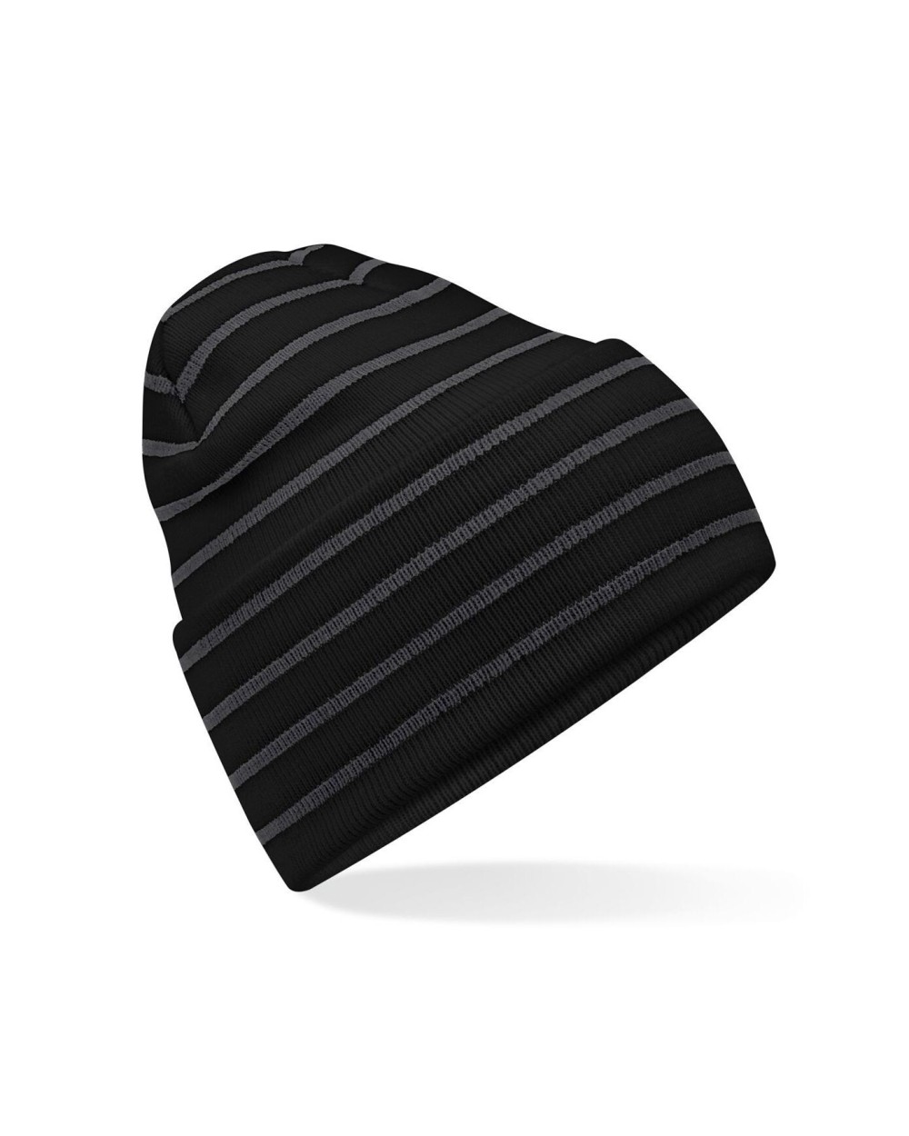 BEECHFIELD ORIGINAL DEEP CUFFED STRIPED BEANIE Mützen personalisierbar