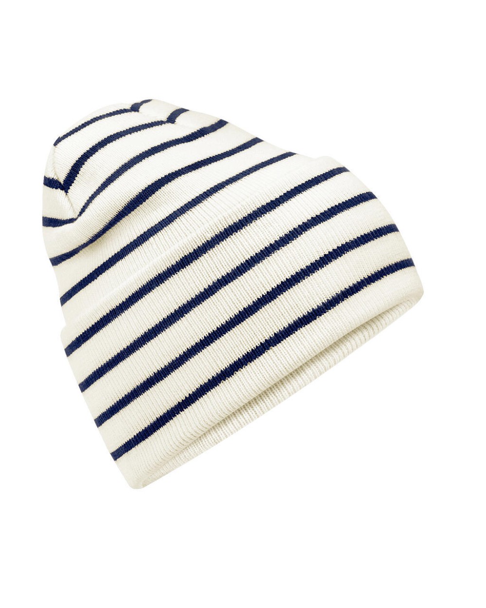 Bonnets personnalisable BEECHFIELD ORIGINAL DEEP CUFFED STRIPED BEANIE