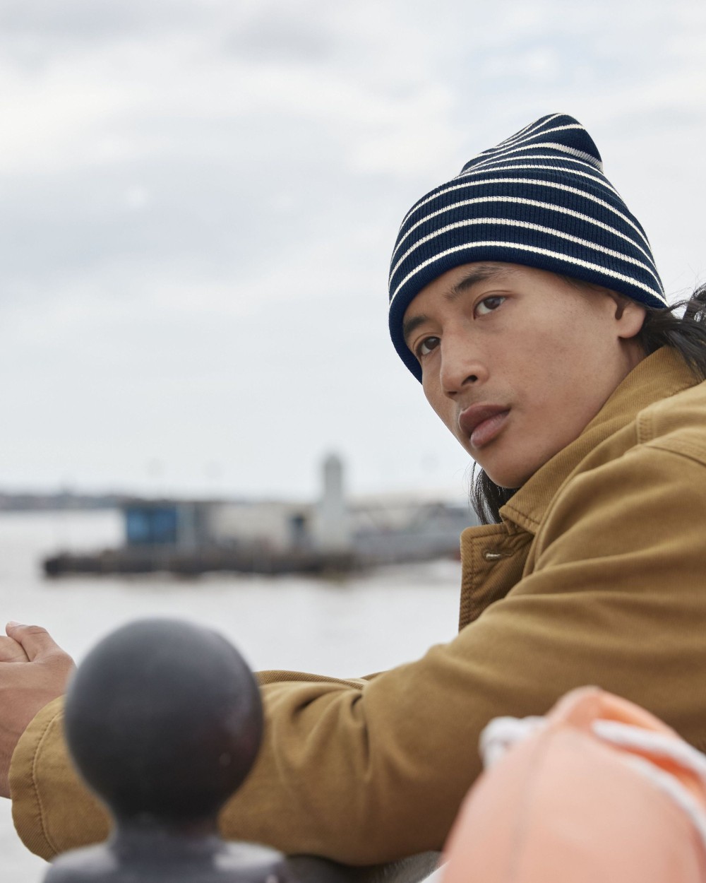 BEECHFIELD ORIGINAL DEEP CUFFED STRIPED BEANIE Mützen personalisierbar