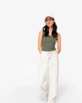 T-shirts NATIVE SPIRIT Ecologische geribde damestop voor bedrukking &amp; borduring