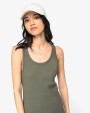 T-shirts NATIVE SPIRIT Ecologische geribde damestop voor bedrukking &amp; borduring