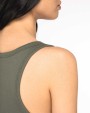 T-shirts NATIVE SPIRIT Ecologische geribde damestop voor bedrukking &amp; borduring