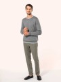 Pulls à personnaliser KARIBAN Pull Supima® col rond homme 