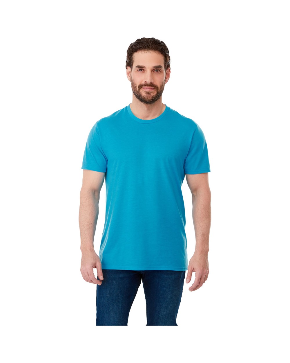 T-Shirts personnalisable ELEVATE T-shirt recyclé manches courtes homme Jade