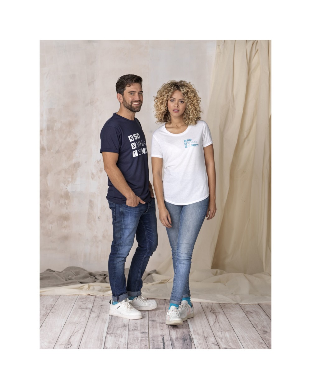 T-Shirts personnalisable ELEVATE T-shirt recyclé manches courtes homme Jade