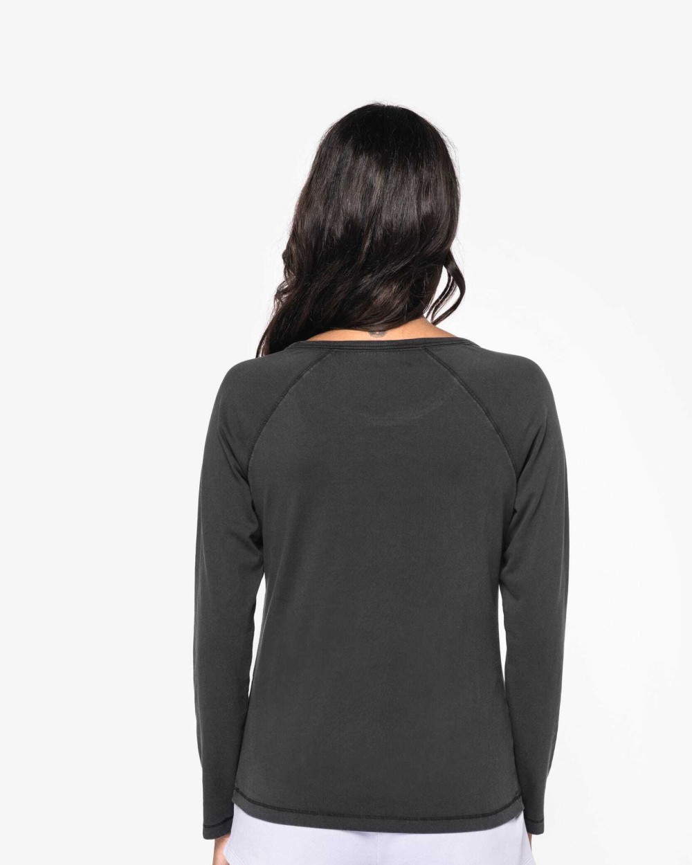 T-shirts NATIVE SPIRIT Ecologisch dames T-shirt met lange raglanmouwen voor bedrukking &amp; borduring