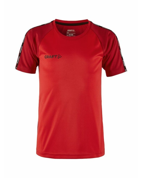 CRAFT Squad Go Contrast Jersey Jr T-Shirts personalisierbar