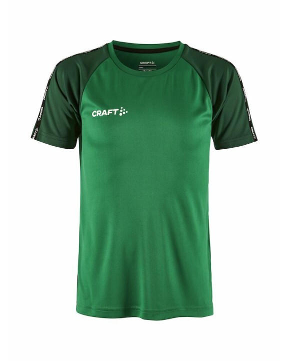 CRAFT Squad Go Contrast Jersey Jr T-Shirts personalisierbar