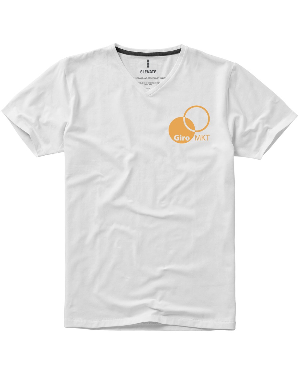 T-shirts ELEVATE Kawartha biologisch heren t-shirt met korte mouwen voor bedrukking &amp; borduring