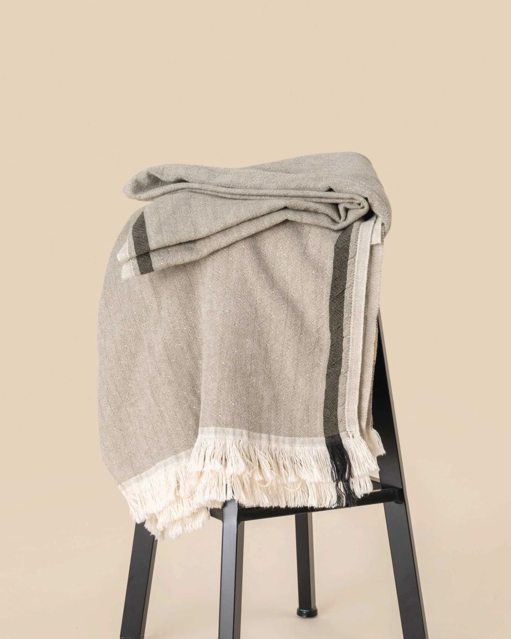Fleecedekens SPASSO Gestreepte Fouta voor bedrukking &amp; borduring