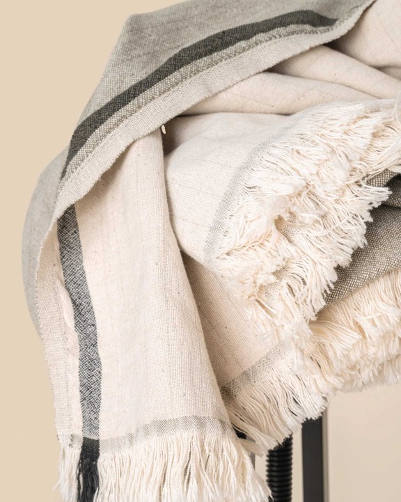 Produits éponges personnalisable SPASSO Fouta à rayures