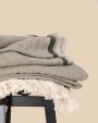 Fleecedekens SPASSO Gestreepte Fouta voor bedrukking &amp; borduring