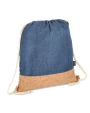 Tassen & Zakken 4DO Koordzak R-PET & kurk 35 x 40cm voor bedrukking &amp; borduring
