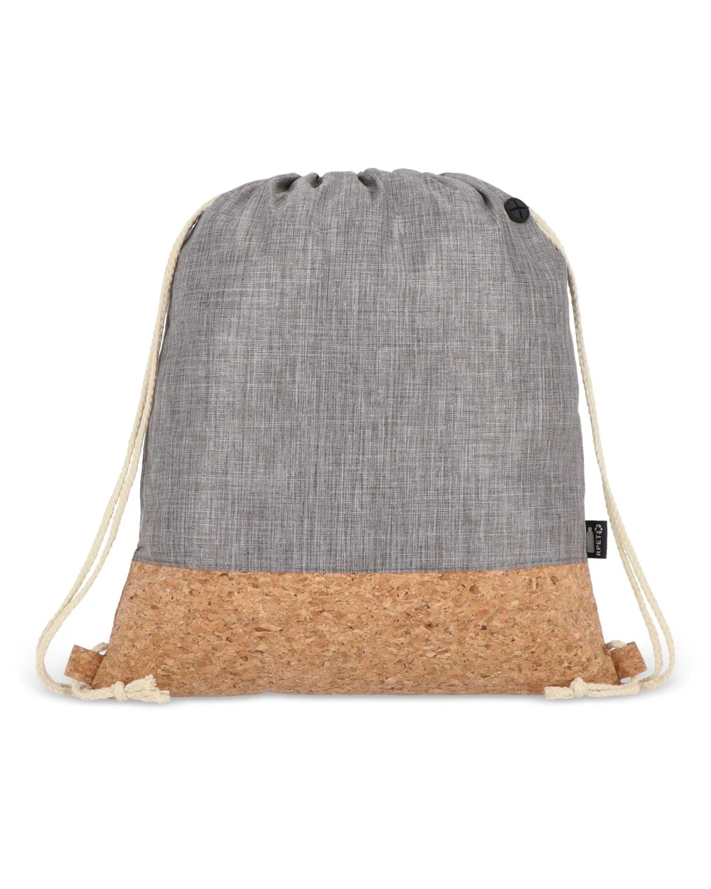 Sacs & Bagagerie personnalisable 4DO Sac à cordon R-PET & liège 35 x 40cm