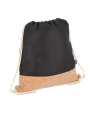4DO Kordelzugbeutel R-PET & Kork 35 x 40cm Taschen personalisierbar