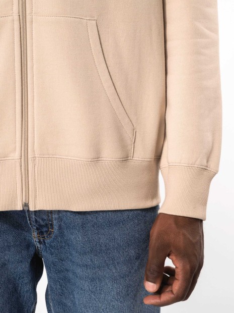 Sweat-shirts à personnaliser KARIBAN Sweat-shirt recyclé zippé à capuche unisexe 