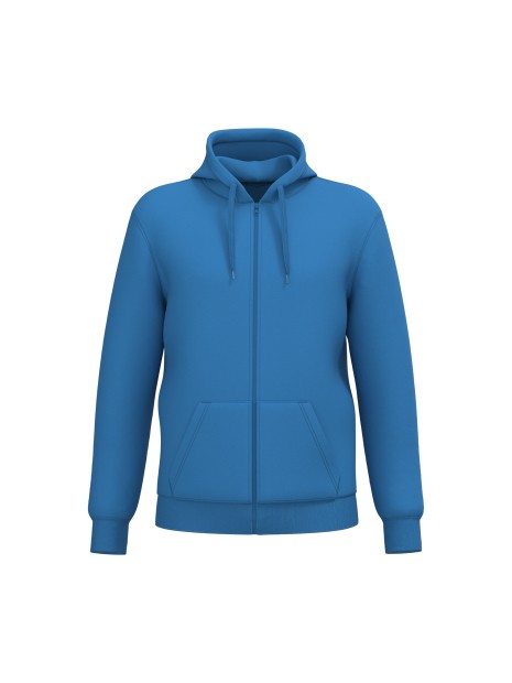 KARIBAN Sweat-shirt recyclé zippé à capuche unisexe /api/colors/68572561-1214-42b1-b94c-44fb780d37b4 personnalisable