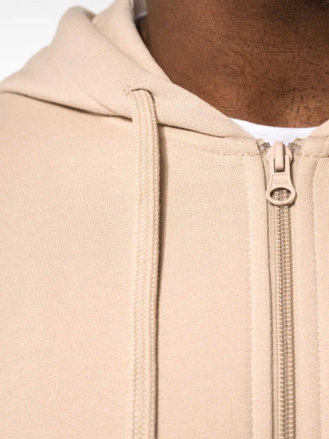 Sweat-shirts à personnaliser KARIBAN Sweat-shirt recyclé zippé à capuche unisexe 