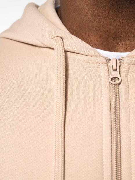 Sweat-shirts à personnaliser KARIBAN Sweat-shirt recyclé zippé à capuche unisexe 