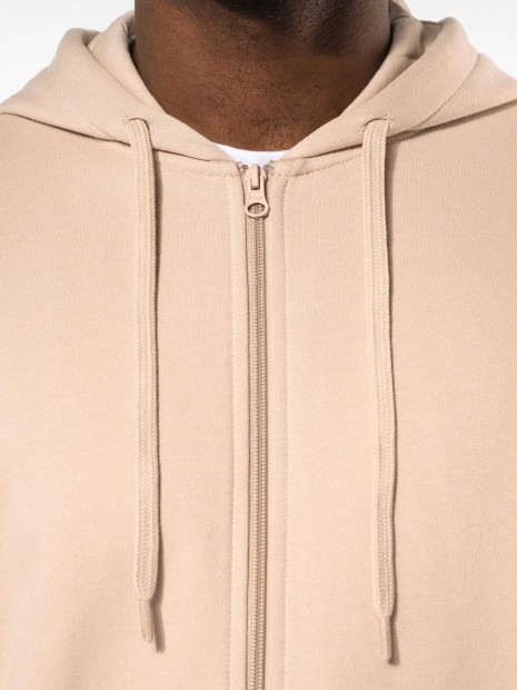 Sweat-shirts à personnaliser KARIBAN Sweat-shirt recyclé zippé à capuche unisexe 