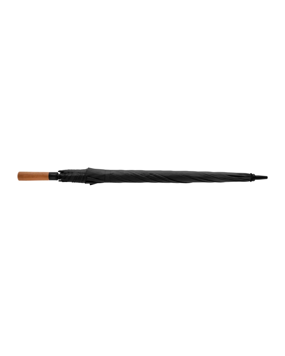 4DO Tony Aware™ RPET 30" Schirm mit auto. Öffnung & Akaziengriff Regenschirme personalisierbar