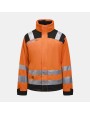 JOBMAN 1347 Winterjacke Star Hi-Vis Jacken personalisierbar