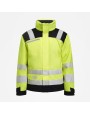 JOBMAN 1347 Winterjacke Star Hi-Vis Jacken personalisierbar
