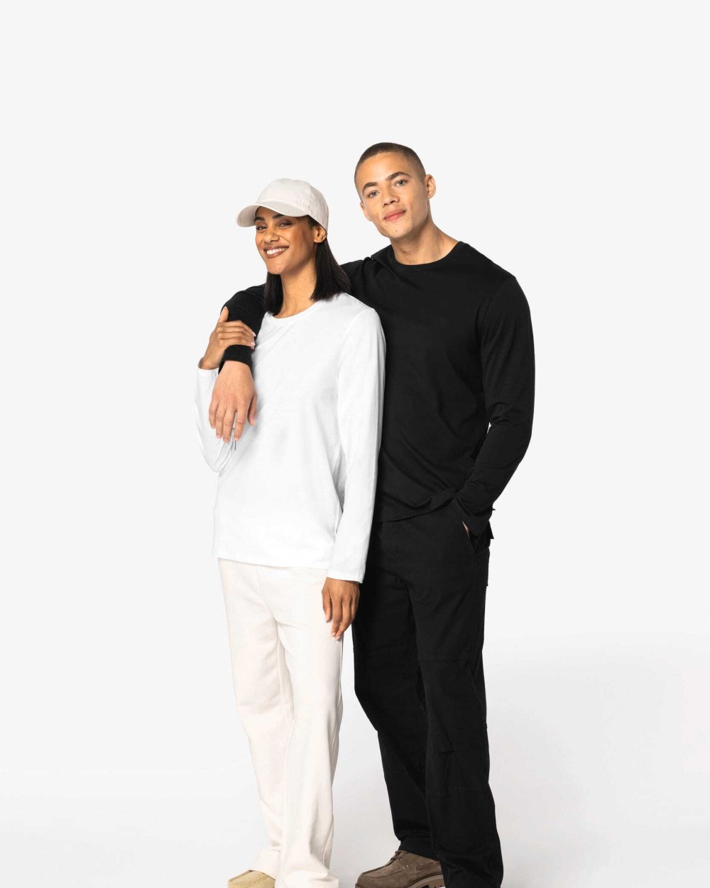 NATIVE SPIRIT Umweltfreundliches Unisex-T-Shirt mit langen Ärmeln T-Shirts personalisierbar