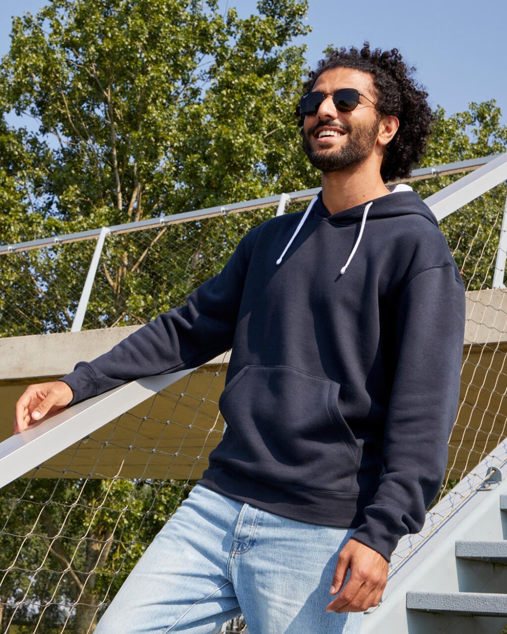  Originals Contrast Hooded Sweat Men Sweatshirts personalisierbar