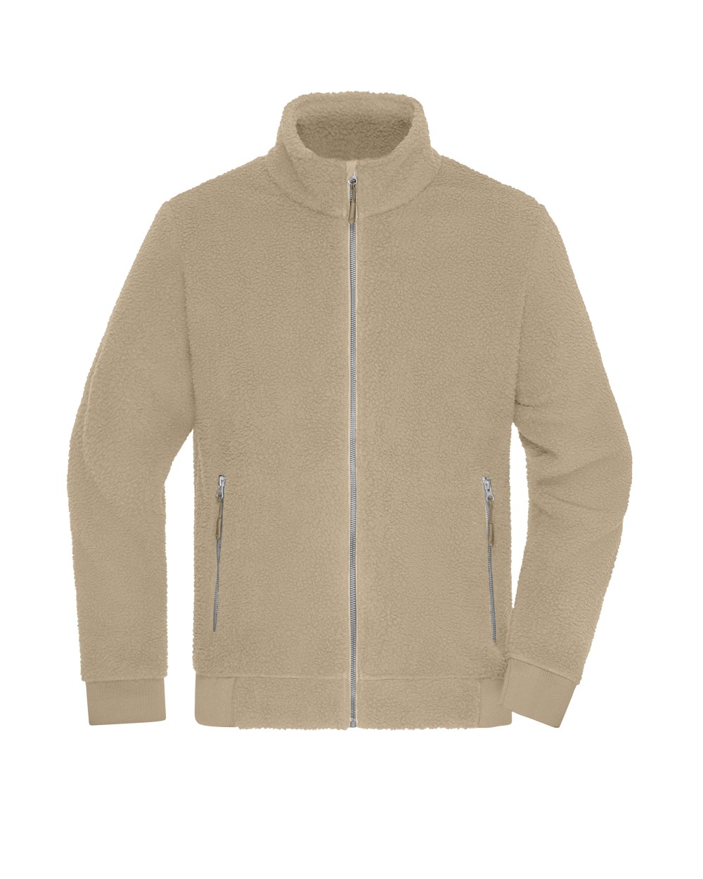 JAMES & NICHOLSON Sherpa Jacket Jacken personalisierbar