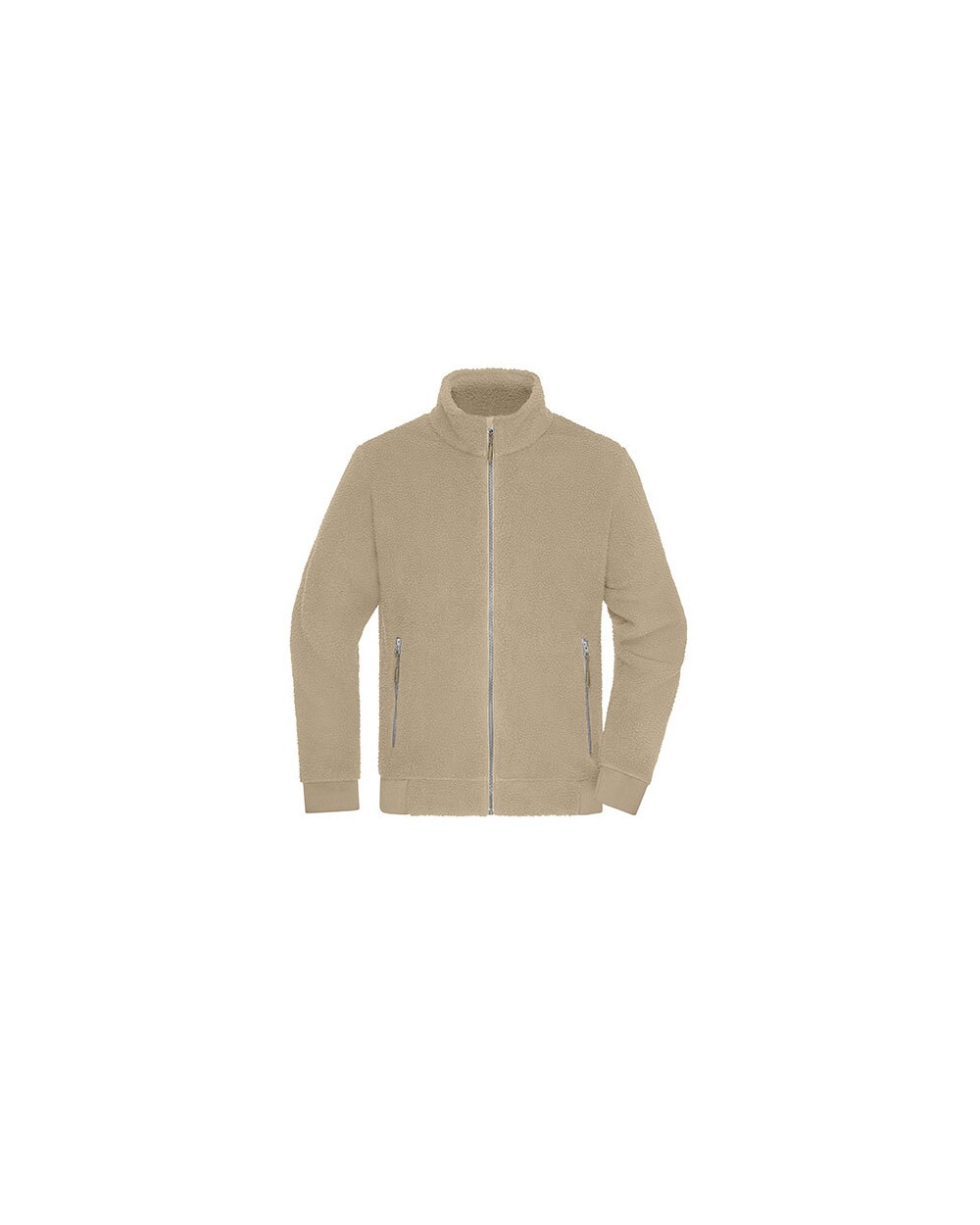Jassen JAMES & NICHOLSON Sherpa Jacket voor bedrukking &amp; borduring