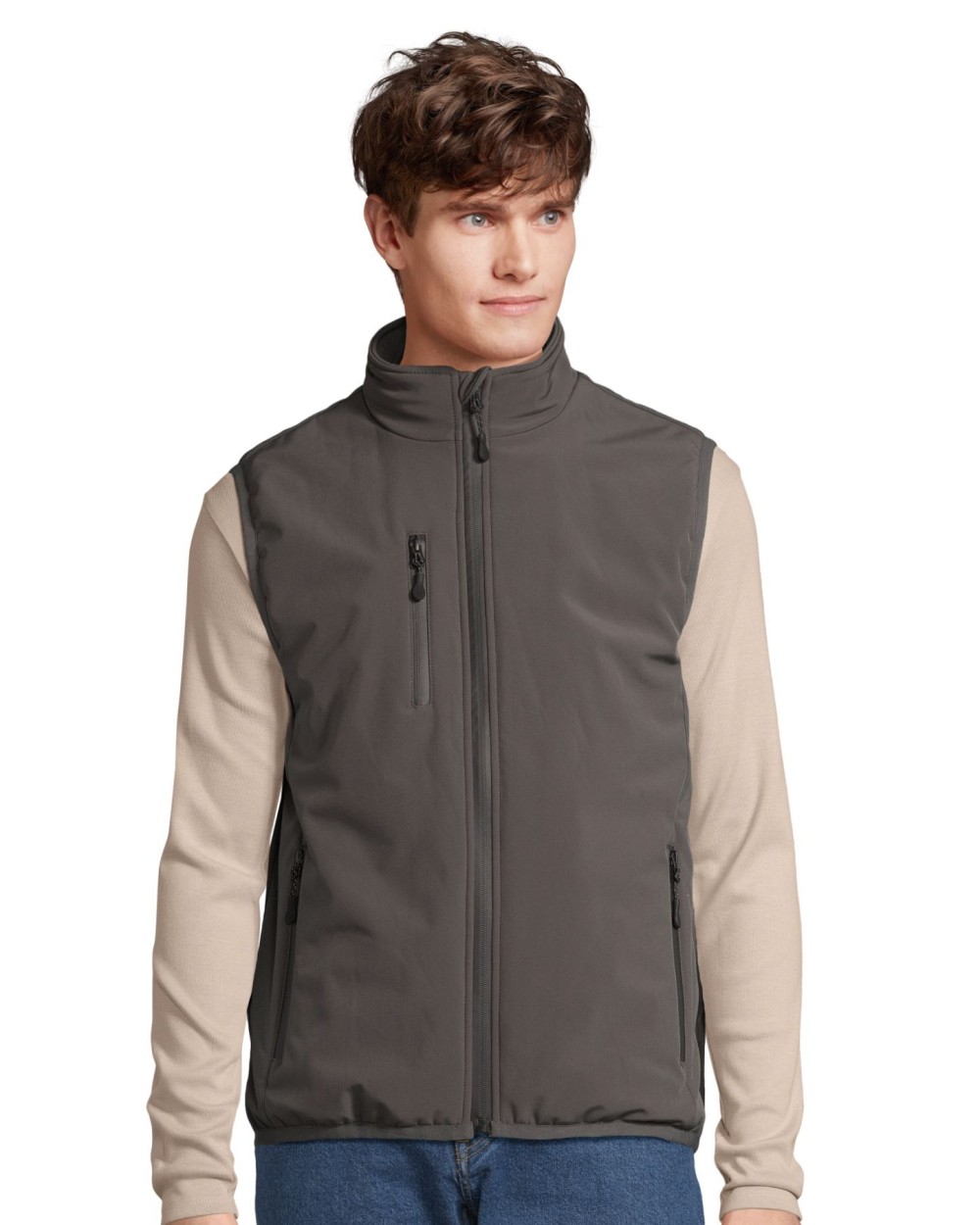 Softshells personnalisable SOL'S Unisex Lined Softshell Bodywarmer Falcon