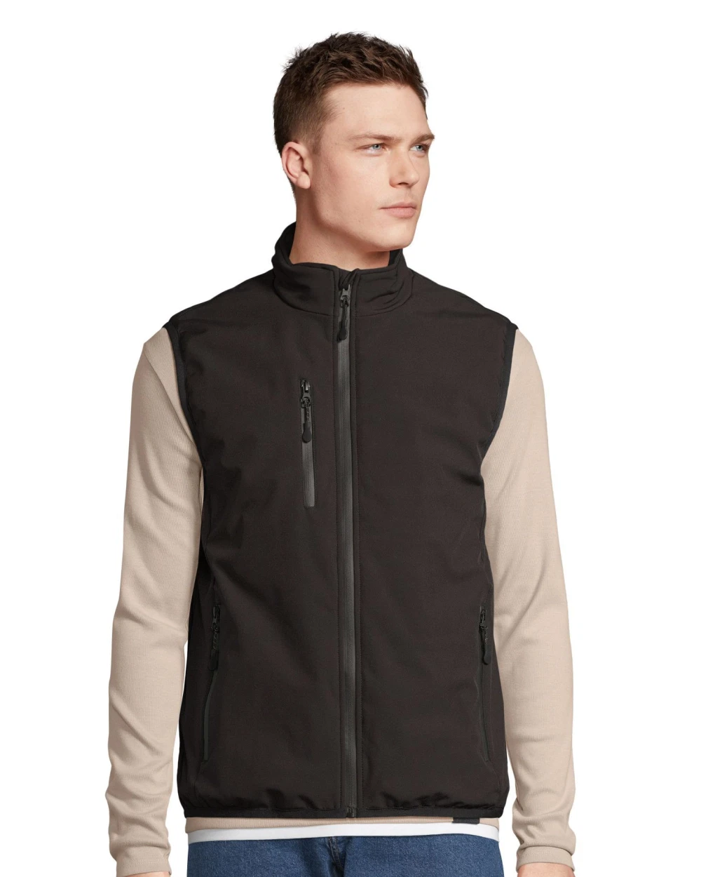 Softshells SOL'S Unisex Lined Softshell Bodywarmer Falcon voor bedrukking &amp; borduring