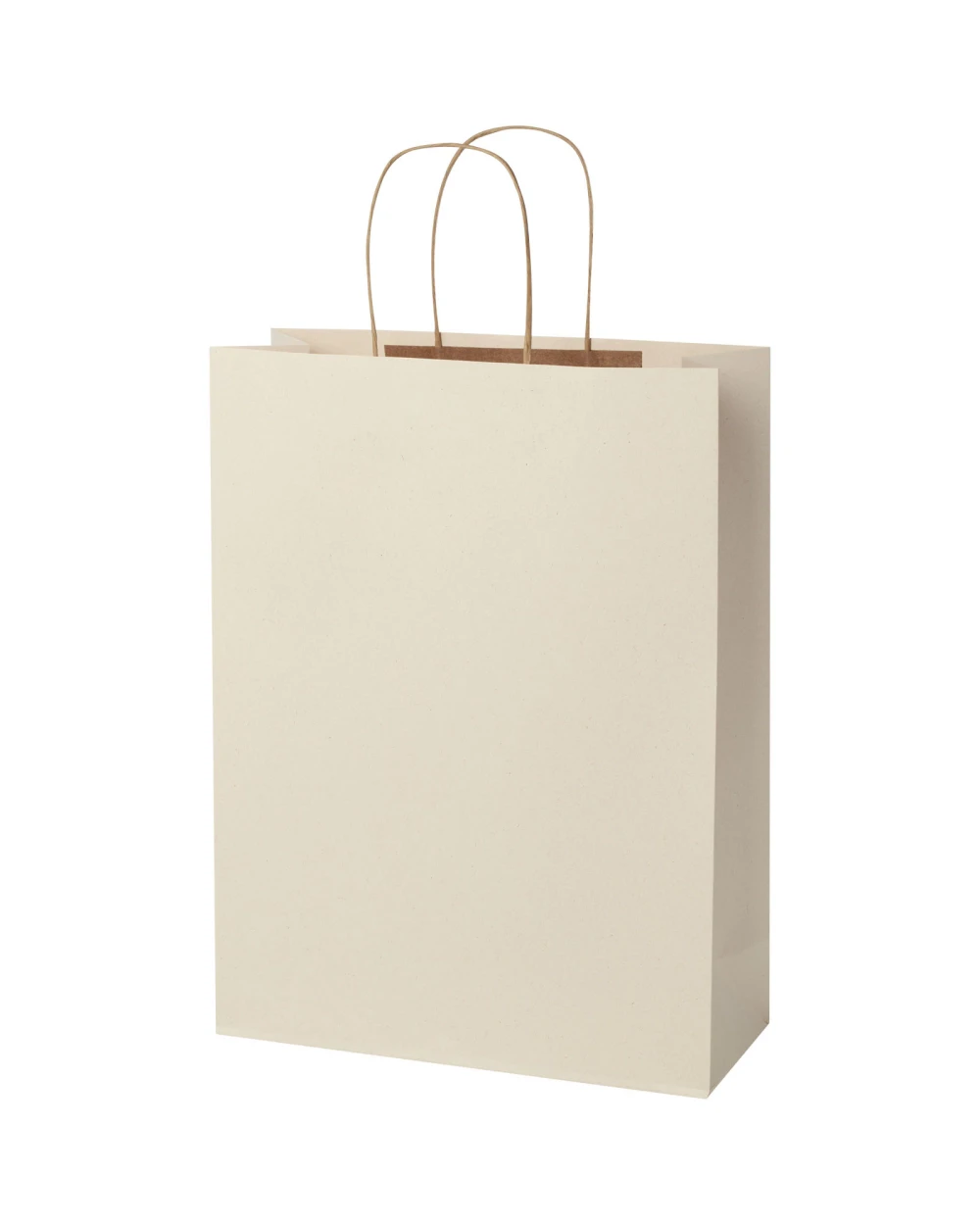 Sacs & Bagagerie personnalisable 4DO Sac en papier fabriqué à partir de déchets agricoles 150 g/m2 avec poignées torsadées, 31 x 12 x ...