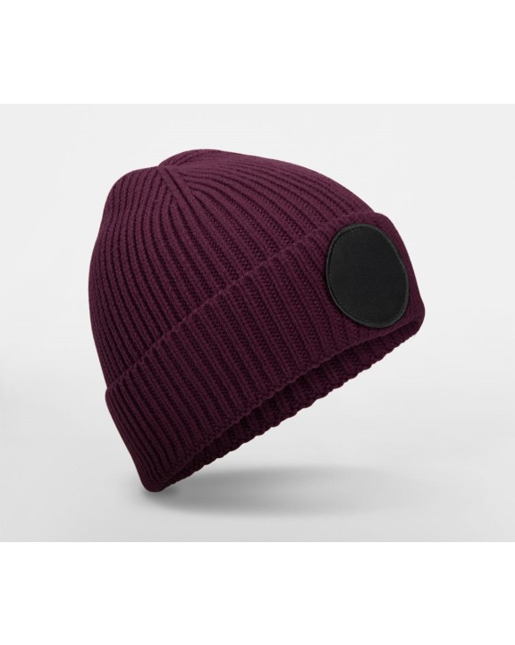BEECHFIELD CIRCULAR FASHION PATCH BEANIE Kappen personalisierbar