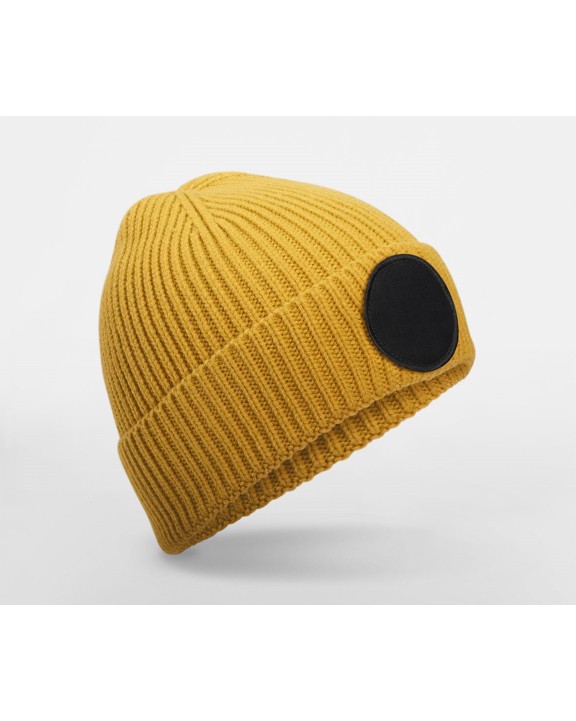 BEECHFIELD CIRCULAR FASHION PATCH BEANIE Kappen personalisierbar