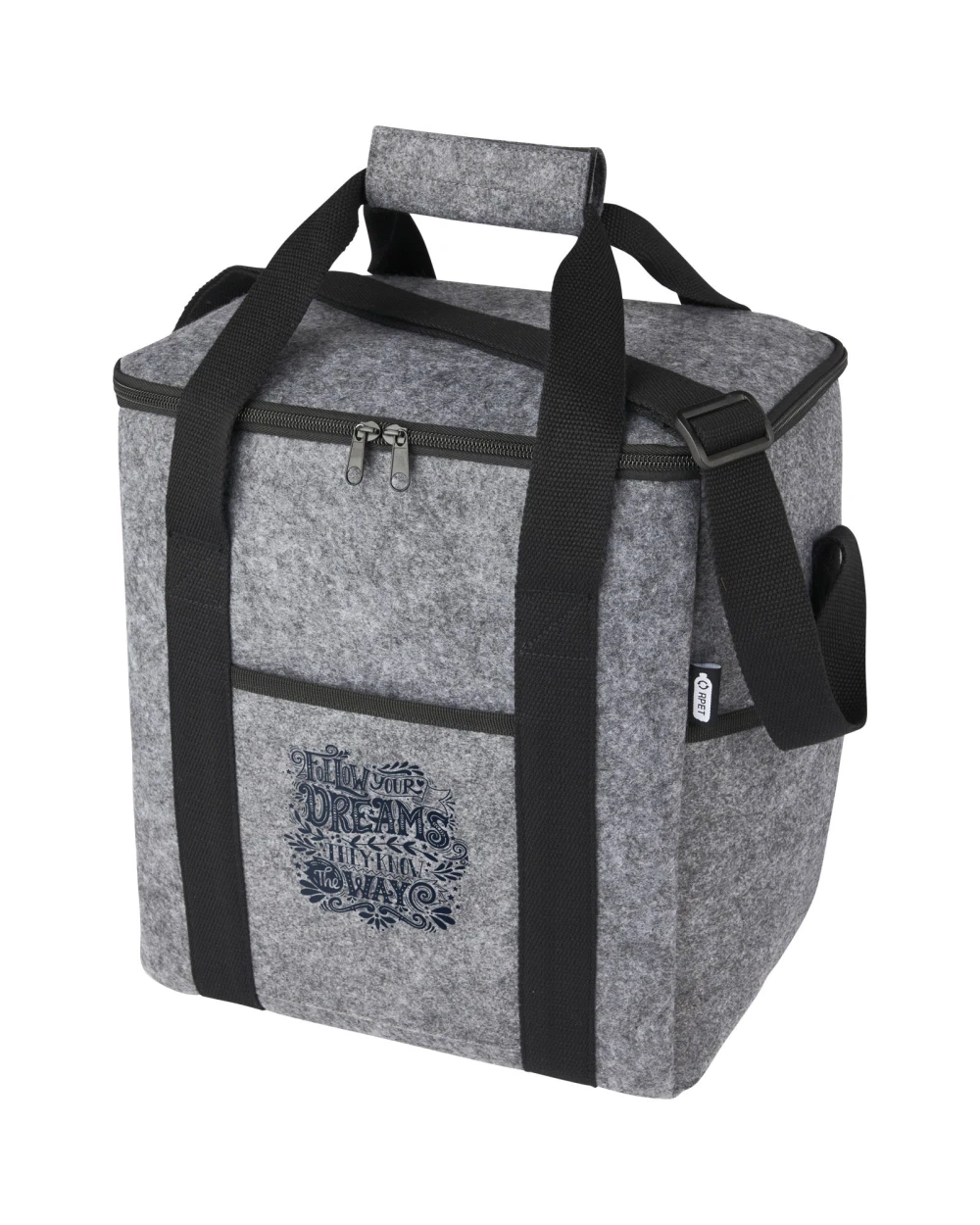 4DO Felta Kühltasche aus GRS-recyceltem Filz 21 L Taschen personalisierbar