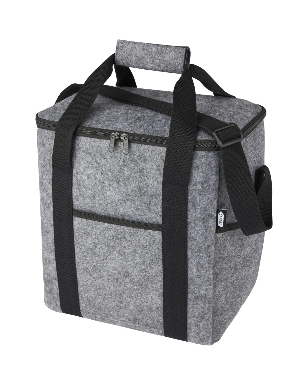 Tassen & Zakken 4DO Felta GRS gerecyclede vilten koeltas voor flessen 21 l voor bedrukking &amp; borduring