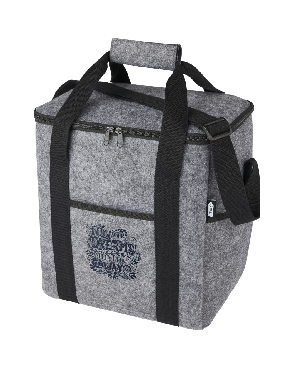 4DO Felta Kühltasche aus GRS-recyceltem Filz 21 L Taschen personalisierbar