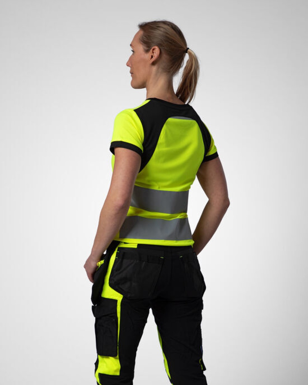 T-Shirts personnalisable PROJOB 6012 T-SHIRT POLYESTER FEMME EN ISO 20471 CLASSE 2/1