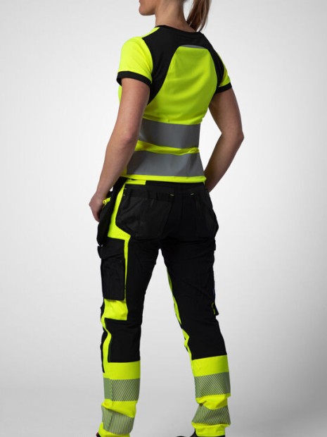 T-Shirts à personnaliser PROJOB 6012 T-SHIRT POLYESTER FEMME EN ISO 20471 CLASSE 2/1 