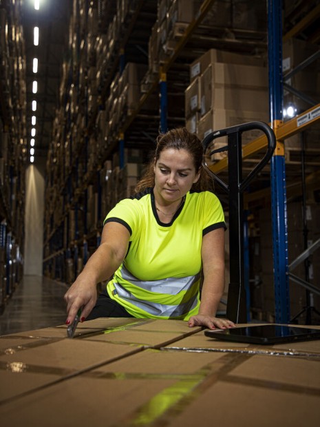 T-Shirts à personnaliser PROJOB 6012 T-SHIRT POLYESTER FEMME EN ISO 20471 CLASSE 2/1 