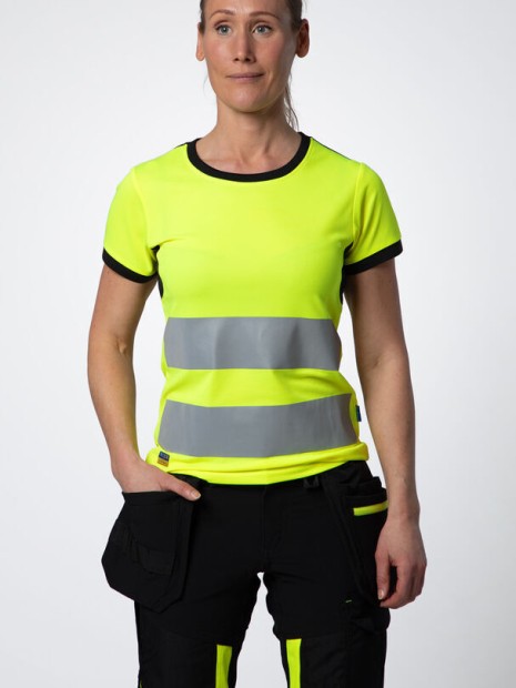 T-Shirts à personnaliser PROJOB 6012 T-SHIRT POLYESTER FEMME EN ISO 20471 CLASSE 2/1 