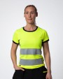 T-shirts PROJOB 6012 SIGNALISATIET-SHIRT EN ISO 20471 KLASSE 2 DAMES voor bedrukking &amp; borduring