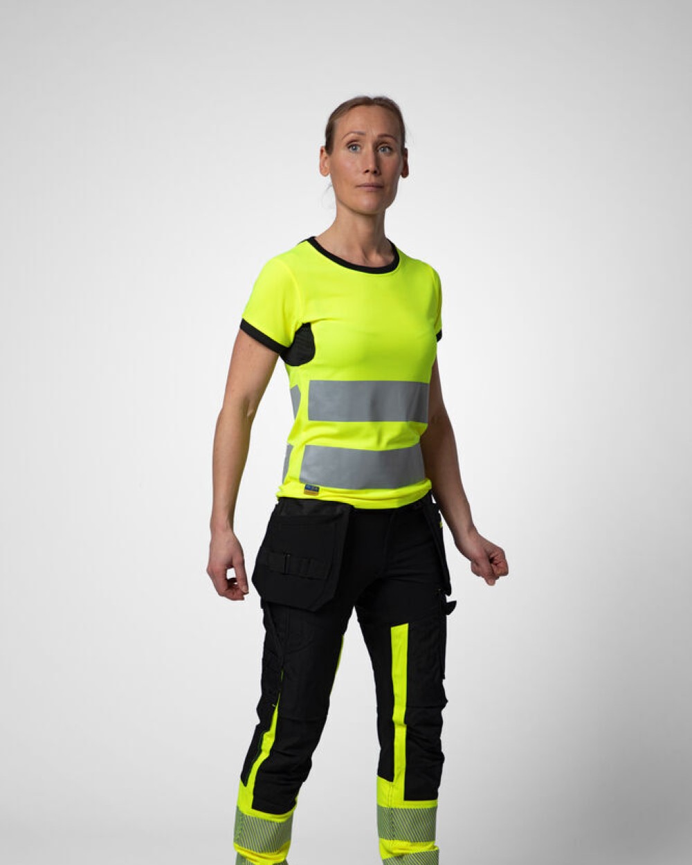 T-Shirts personnalisable PROJOB 6012 T-SHIRT POLYESTER FEMME EN ISO 20471 CLASSE 2/1