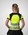 T-Shirts personnalisable PROJOB 6012 T-SHIRT POLYESTER FEMME EN ISO 20471 CLASSE 2/1