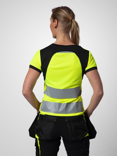 T-Shirts à personnaliser PROJOB 6012 T-SHIRT POLYESTER FEMME EN ISO 20471 CLASSE 2/1 